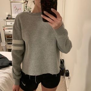 Gray philosophy crewneck